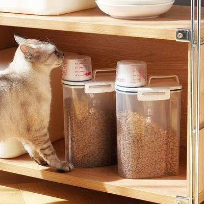 Premium Airtight Pet Food Container Large Capacity Locking Lid Keep Dry Fresh Dog Cat Food Easy Clean Space Saving