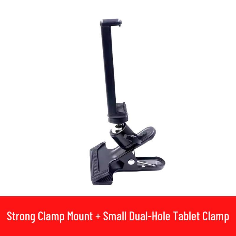 Universal Metal Desktop Stand for Mobile Live Streaming & Photography - Strong Clip, 1/4" Extension