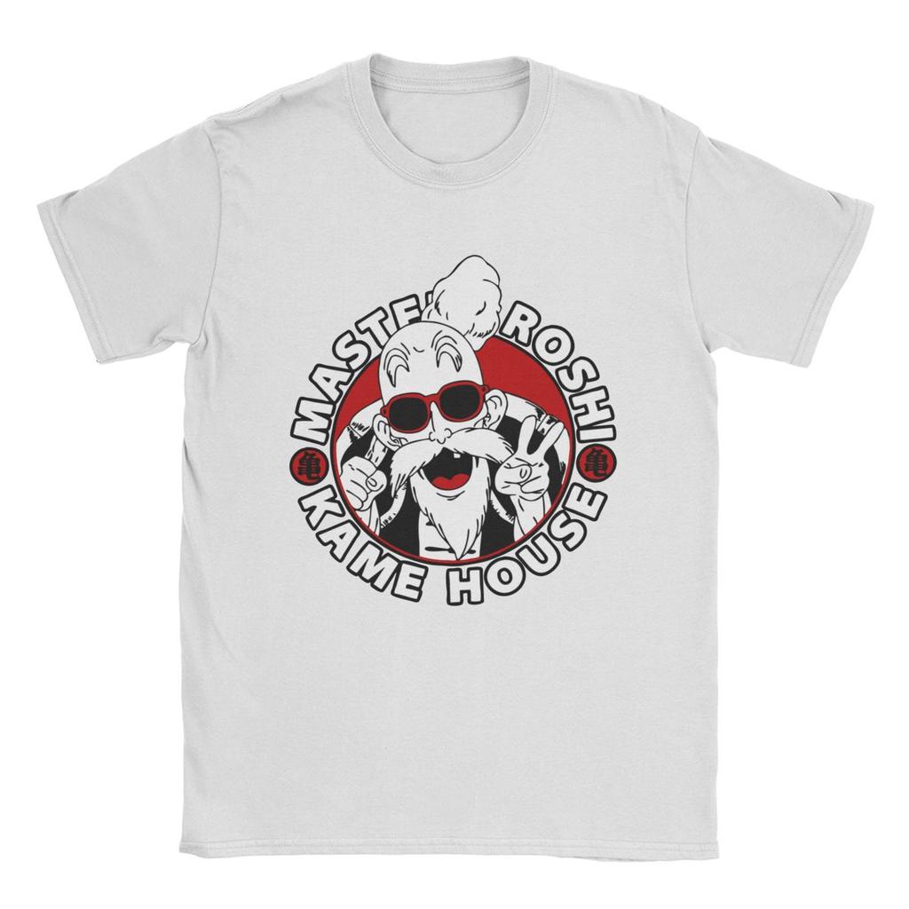 Dragon Ball Master Roshi Muten T Shirts Unisex Womens Cotton TShirts O Neck Kame Sennin Jackie Chun Tee Shirt Clothes Plus Size