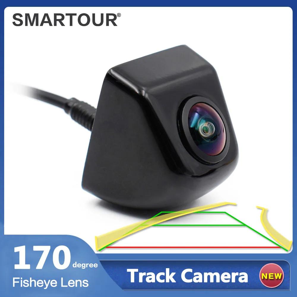 

Car Intelligent Dynamic Trajectory Moving Guide Parking Line Rear View Reverse Backup Tracks Camera For Android DVD Monitor