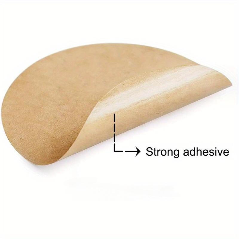 500 Stickers Kraft Paper Circular Self-adhesive Label Paper Project Classification Name Sticker Personalized Convenient Label