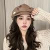 Autumn and Winter Korean Style Personalized Fashionable Retro Painter's Hat with A Small Temperament Beret