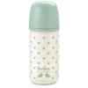 Biberon verre - SUAVINEX - Birdies - Tétine SX Pro S - 240 ml - 3 a 6 mois- Vert