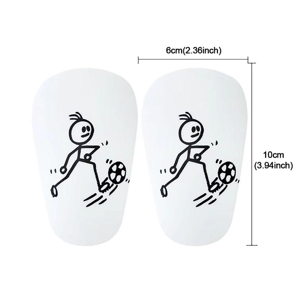 Loogdeel Mini Shin Pads Wear-resistant Shock Absorbing Leg Support Football Training Shin Guards Soccer Training Shank Board