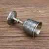 30/50ml Metal Wine Glasses Retro Wine Cup Goblet Vintage European Style Champagne Cocktail Glasses Bar Home Decor Drinkware