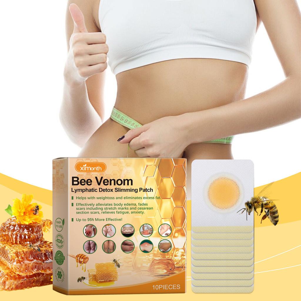 Ximonth Bee Venom Lymphatic Body Shaping Patches For Firm Tight Skin And Slimmer Figure