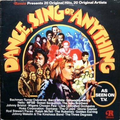 LP Record VARIOUS - Dance, Sing Or Anything CDR2011 Ronco 1975 UK Rock Used