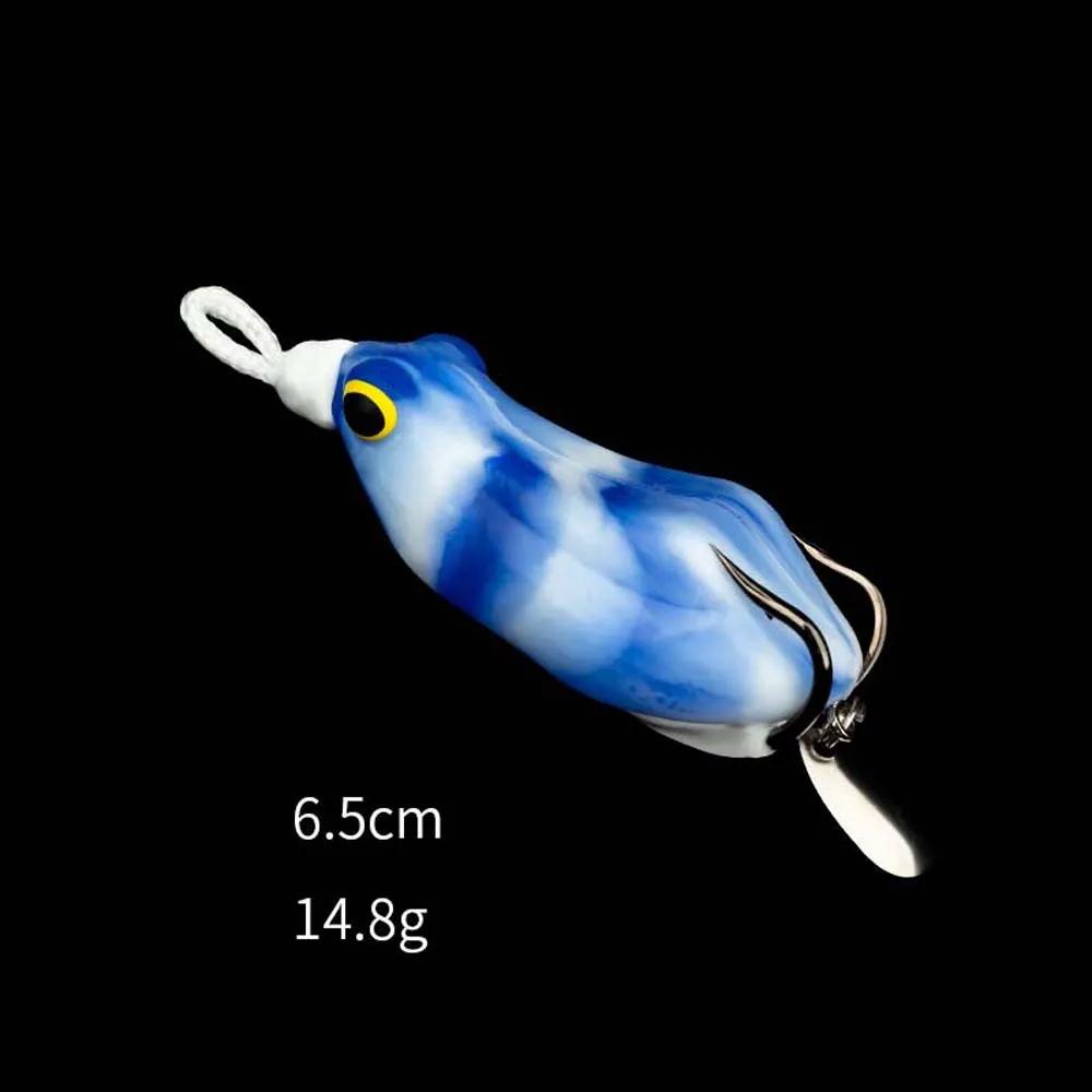 

Weedless Topwater Frog Lure 6.5cm 14.8g with Metal Jig Spoon Hook for Bass Snakehead Pike in Heavy Cover Saltwater Freshwater 260319 6.5cm 14.8g белый