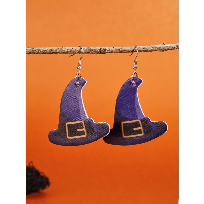 New Halloween Stud Earrings Combination Cartoon Funny Easter Earrings Set