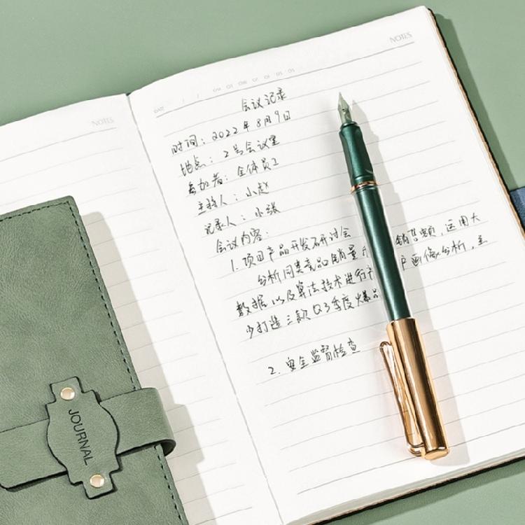 Hardcover Notebook 224 Pages Wide Lined Leather Journal Notebook Business Notepads for Journaling Note Taking Writing