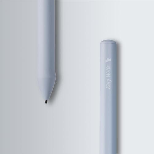 King Write SY05 Grauer EMR-Stift für Galaxy Note | Fujitsu Quaderno (Gen.2/Gen.3C) mit hoher Genauigkeit, bis zu 4096 Druckstufen, Handflächenerkennung,