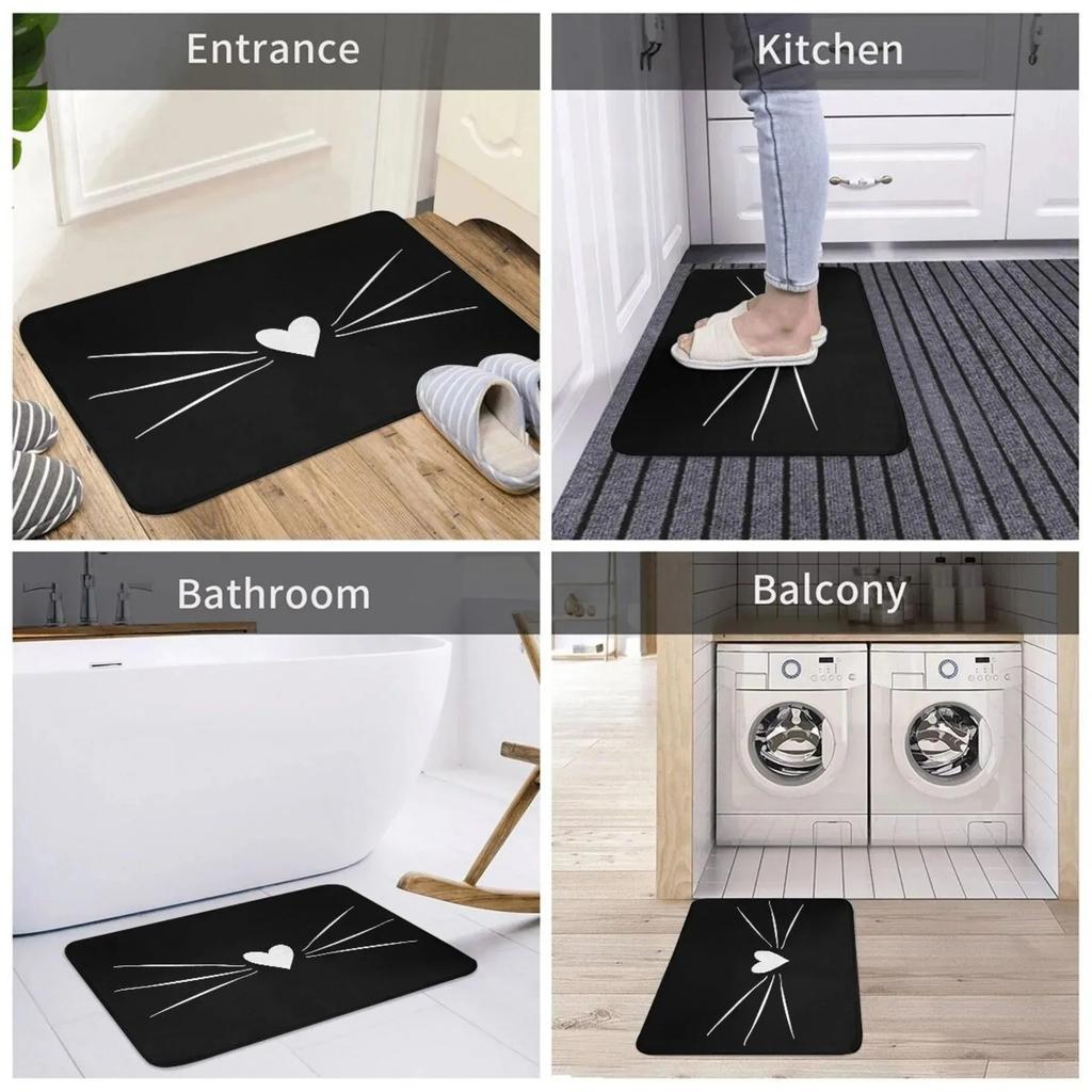 1PC Van Gogh painting Kitchen Rugs Non-Slip Door Mats Pop design Living room Rugs Bath Mat Carpet for Home Sink Laundry Decor