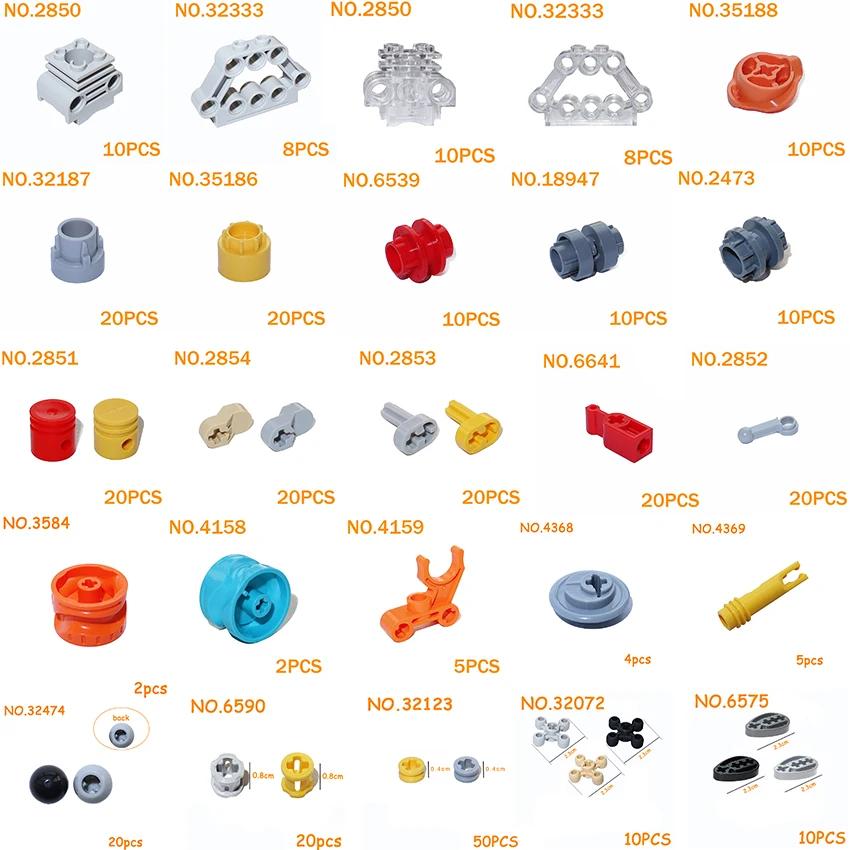 Non-Toxic 4159 35188 18947 2852 6539 Engine Cylinder Support Power-Driven Building Blocks Moc Bricks Gear Series Mechanical Technical Part