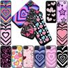 Phone Cover for Xiaomi Redmi Note 14 13 Pro Plus ProPlus 14C 13c Pro+ 5G Soft Silicone Case Star Dark Red Heart Love