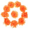 10Pcs Realistic Faux Marigold Flowers Artificial Marigold Ornament for Bridal Bouquet Flower Arrangement Vase Decor Photography
