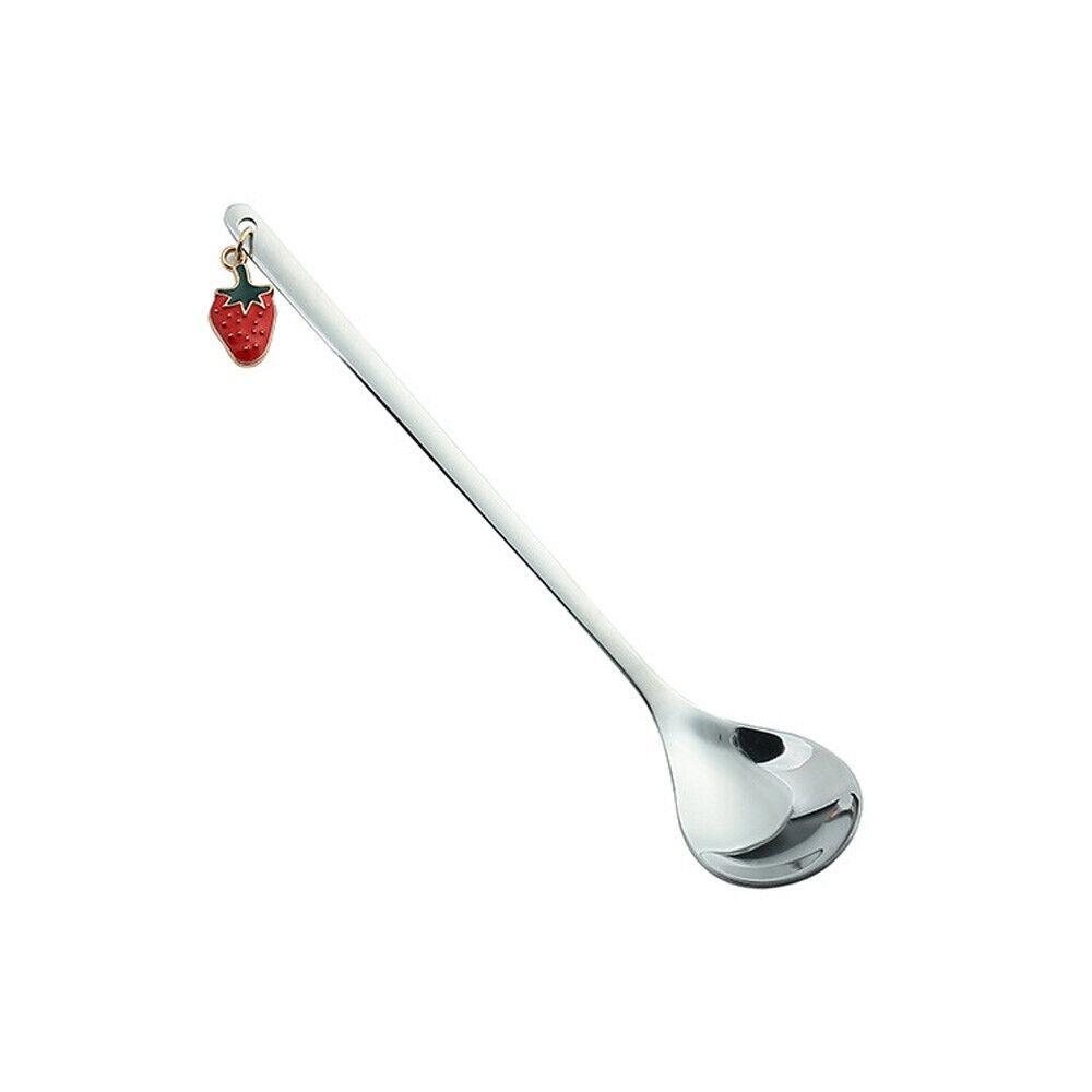 Golden Coffee Spoon Stainless Steel Tea Spoon Portable Stirring Spoon