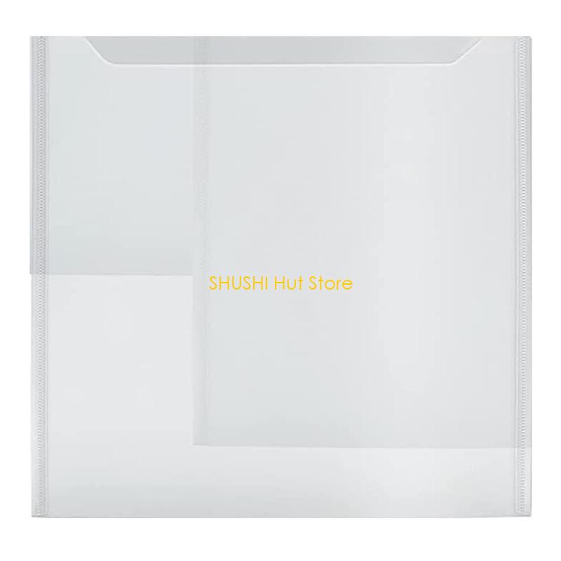 10Pcs Clear Scrapbook Paper Organizers Holds Scrapbook Paper Storage Organizers D57B