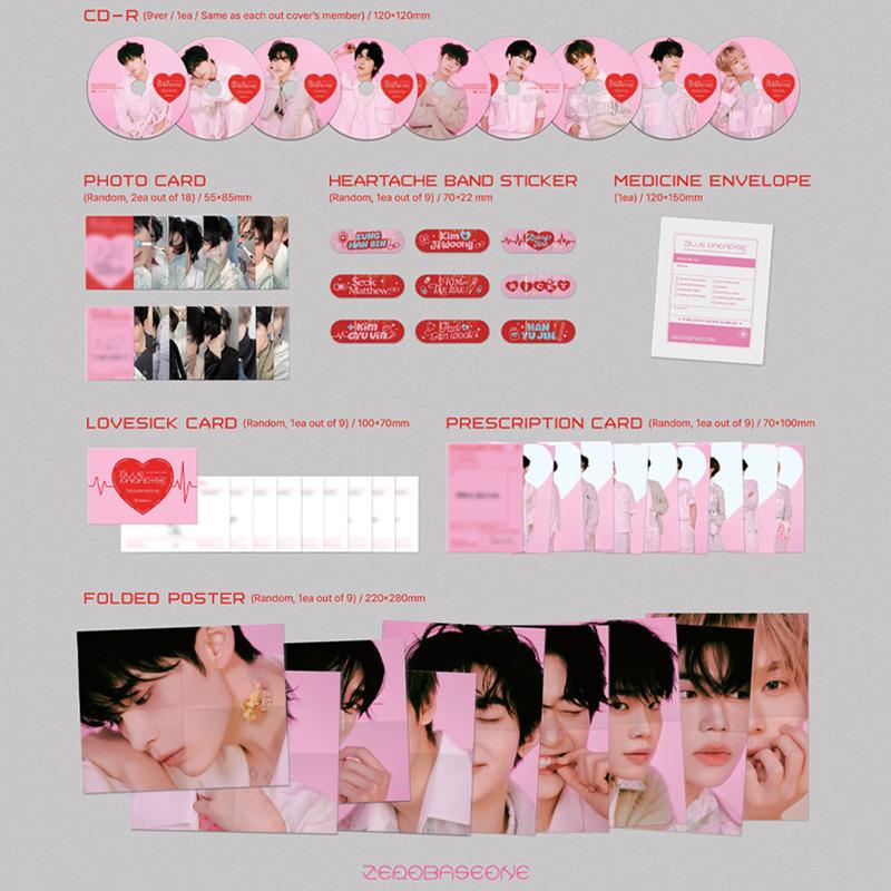 ZEROBASEONE 5º Mini Álbum_BLUE PARADISE (Digipack Ver.)