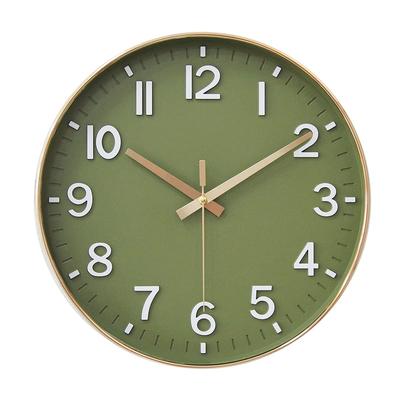Wall Clock, Wall Clock, Stylish, Quiet, Scandinavian, Continuous Second Hand, Easy To Read, Analog Clock for Office, Classroom, Living Room, 30cm