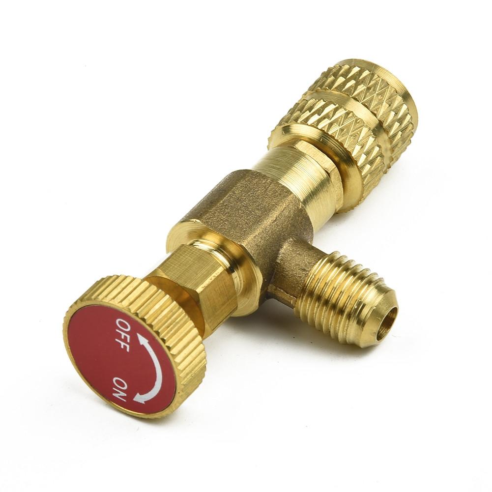 Flow Control Valve Air Conditioning Charging Copper Alloy