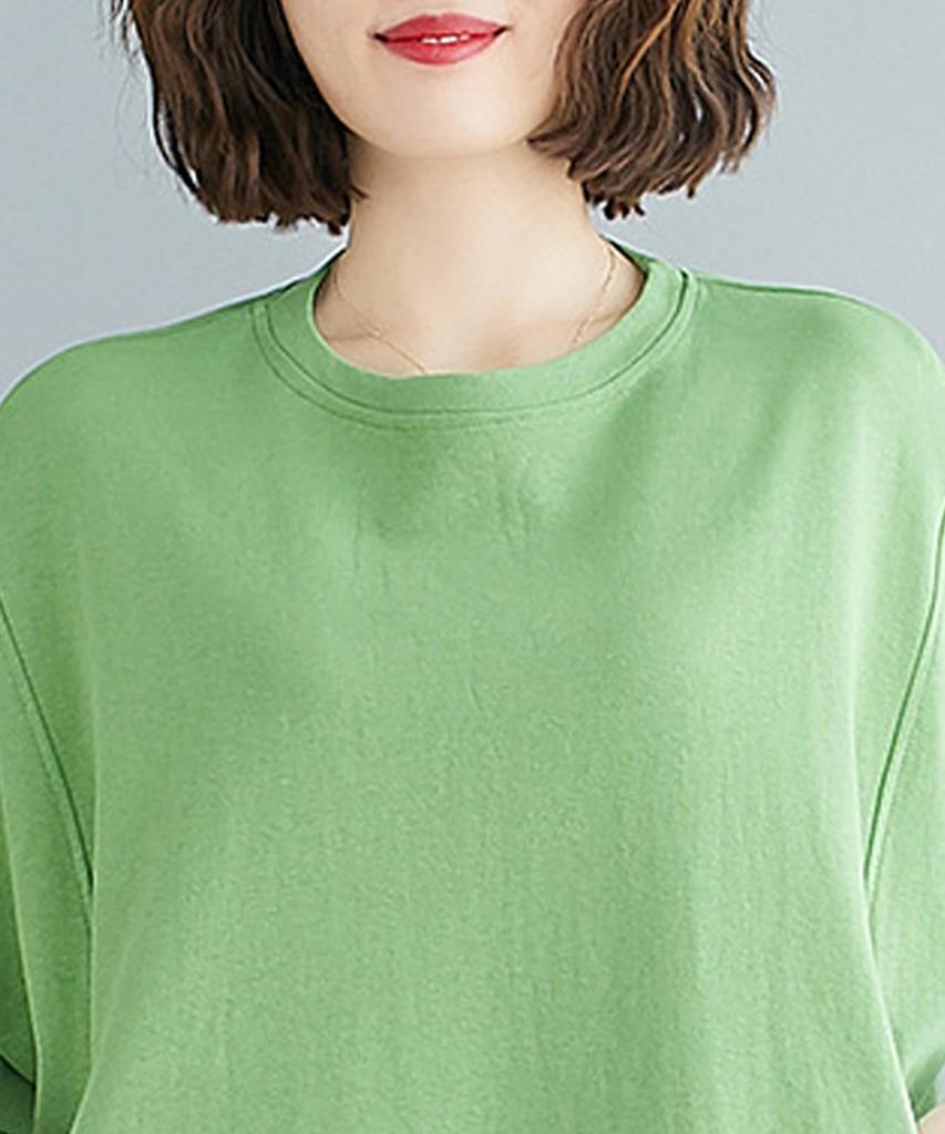 Short Cut and Summer Office Popular Short Sleeve Dry Loose Birthday Large Size That Does Not Get Summer [Luxe Relax] Sweatshirt, Sleeve, Women's