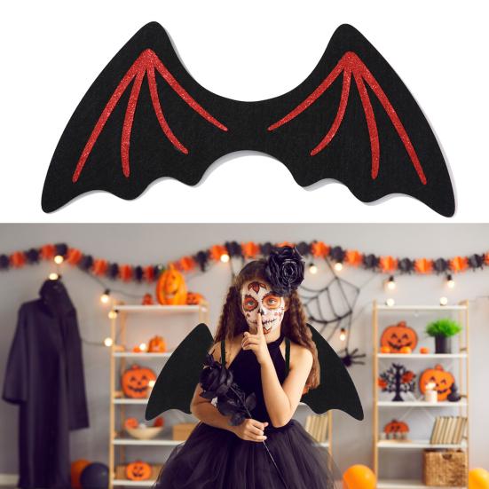 Gothic Bat Wing Unisex Strap-On Witch Dress Up Wing Halloween Party Bat Devil Wing for Cosplay Costume Accessories
