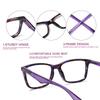 TUREZING Reading Glasses for Women Men Fashion Gray Lens Sunglasses Outdoor Travel Sunshade Prescription Eyewear