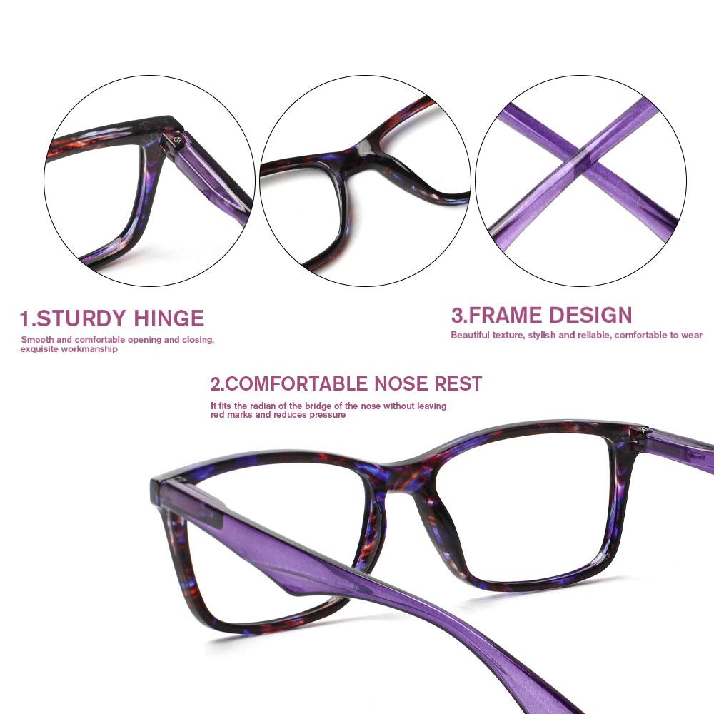 TUREZING Reading Glasses for Women Men Fashion Gray Lens Sunglasses Outdoor Travel Sunshade Prescription Eyewear