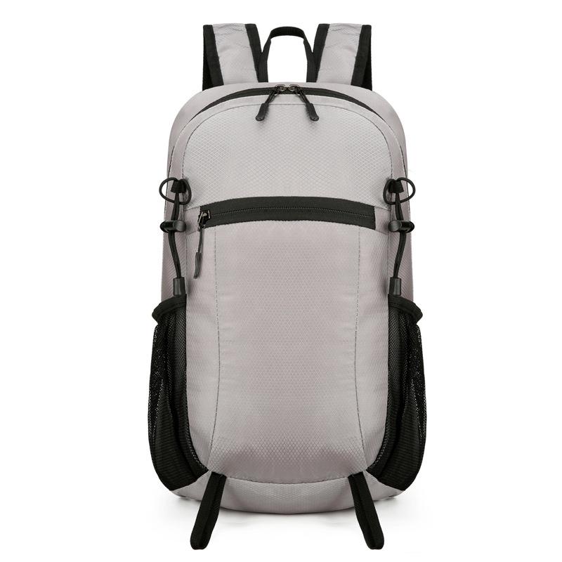 

Portable Foldable Hiking Backpack - Lightweight Outdoor Sports Shoulder Bag 28*15*44 cm серый