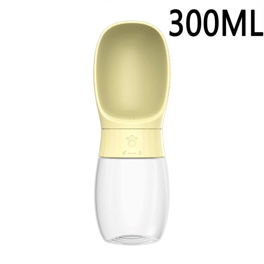 Vridbar Bärbar Hundvattenflaska Frostat Valp Husdjur Drickskål för Resa 300ML 500ML Utomhuspromenad Matningsflaska med Rem