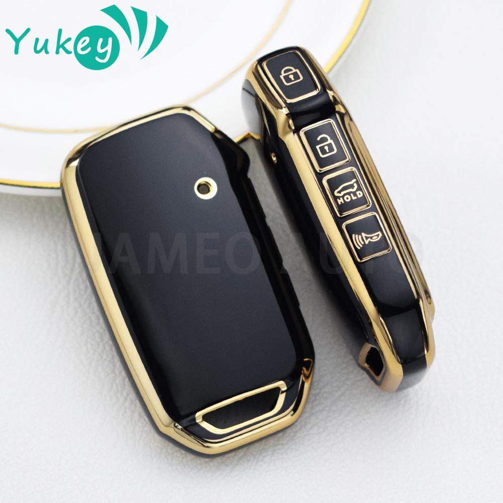 

Для Kia Sportage 2023 Kia Ray Sorento Soul Telluride Cerato 2020 K5 K8 2022 TPU 4 кнопки чехол для ключей от машины чехол держатель для брелока