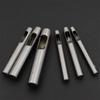 10pcs Leather Punch Hollow Set Hole Craft Set Hollow Puncher Belt Leathercraft Punch Leather Tool