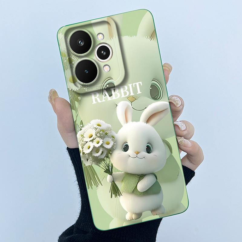 For Realme 15 Pro 5G Phone Case Cute Panda Girl Cats Liquid Silicone Soft Back Cover For Realme15 15Pro High Quality Phone Shell