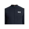 Emporio Armani EA7 Logo Zip-Up Long Sleeve Jacket Men Jackets Dark-Blue 6DPV57-PJVRZ-1562