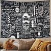 Vintage Barber Shop Welcome Hippie Wall Hanging Tapestries Bohemian Wall Tapestries Mandala INS Home Decor