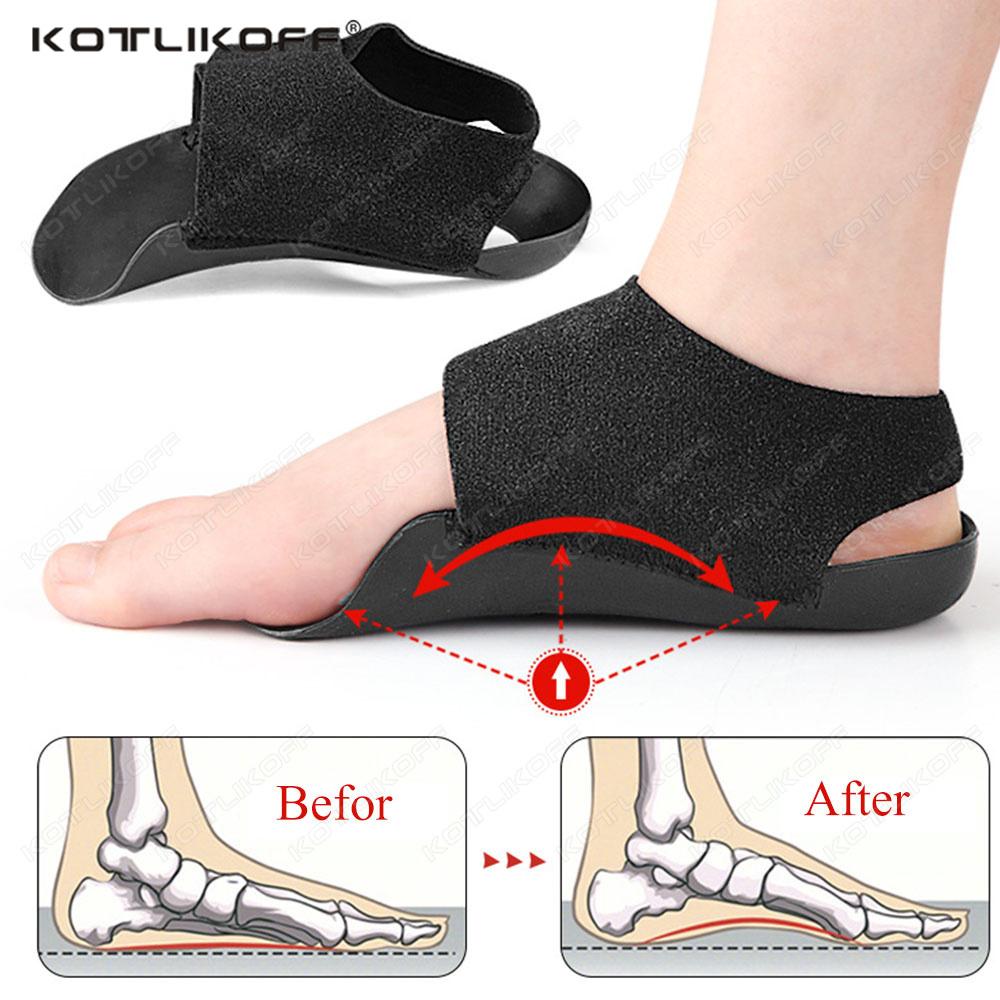 Orthotic Arch Support Shoe Inserts for Flat Feet Arch Insole Walking Pad Shock-absorbing For Feet Care Insoles Unisex