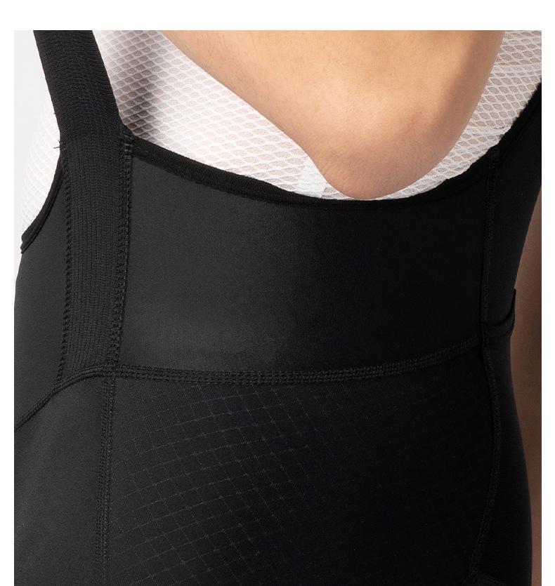 NUCKILY Herren Sommer Radhose mit Trägern und TMF Sitzpolster für Stoßabsorption