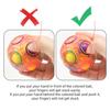 12 Hole Pressing Magic Ball Rainbow Ball Finger Football Alien Cube Finger Magic Ball Stress Relieving New Unique Toy