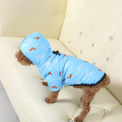 Dog Cat Coat Jacket Autumn and Winter Pet Clothing, Teddy Bichon Frise Fleece, Thickened and Comfortable Warm Clothes, Pet Cat a