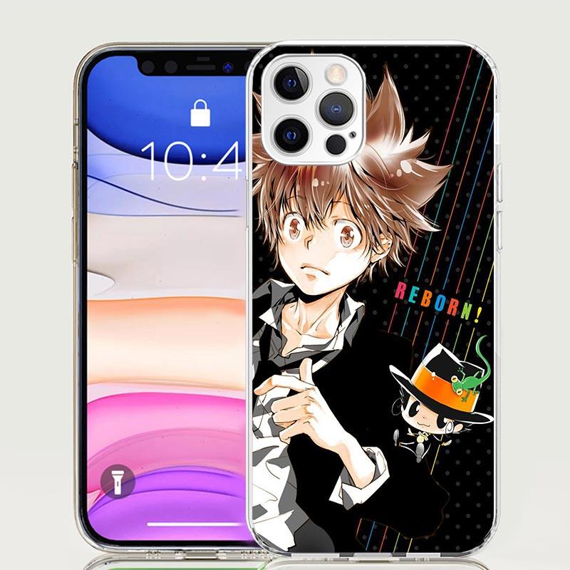 Katekyo Hitman Reborn Phone Case For Apple iPhone 17 Air 16 15 Plus 14 + 13 Mini 12 11 Pro Max 7 8 SE 16Max Soft Shell Cover Coq