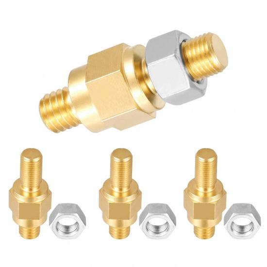 Long Stud Side Post Battery Terminal Bolt Compatible With GM And Other Accessories To Battery,Standard Battery Post Stud Extender Screws 3/8 16&24