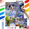 Oil Paint Digital Painting Art Kit Space Adventure FillIn Painting Home Decor