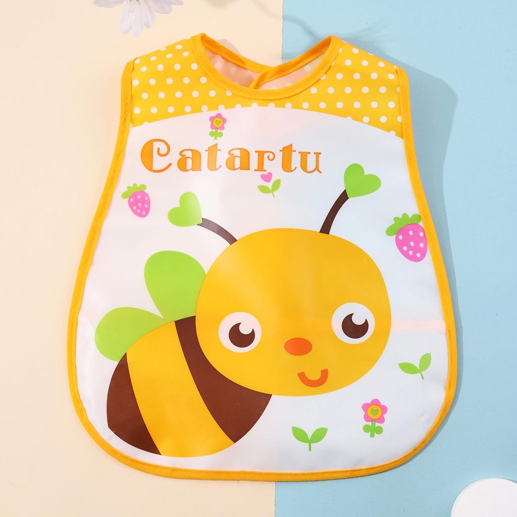 Cartoon Baby Bibs Waterproof Newborn Bandanas Feeding Baby Burp Cloths Girls Boys Saliva Towel Print Apron