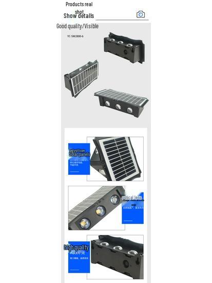 Super Bright Waterproof Solar Garden Wall Lights for Outdoor Decoration