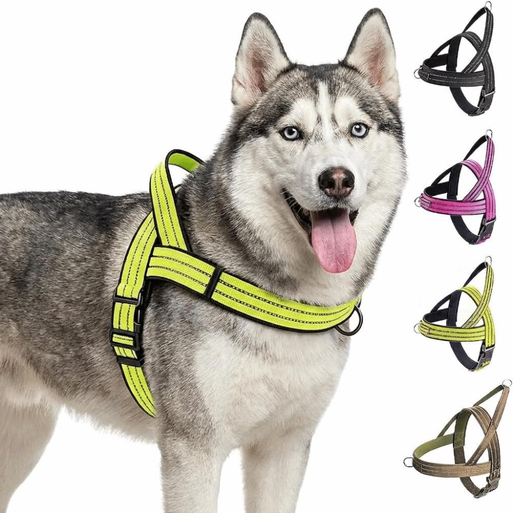 Reflective Design Escape Proof Dog Harness Front Clip Dog Harness Vest  Medium Large Dog