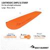 Ultralight Lightweight Camping Backpacking Mat Self-Inflating &