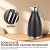 Thermal Coffee Carafe  Leak-proof 2L Thermal Pot Stainless Steel Insulated Coffee Carafe Practical Insulated Tea Pot for Kitchen