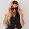 6pcs Pack Stylish Square Sunglasses Classical Sun Eyeglasses Female Black Sun Eyeglasses Male Outdoor Sports Glasses Unisex