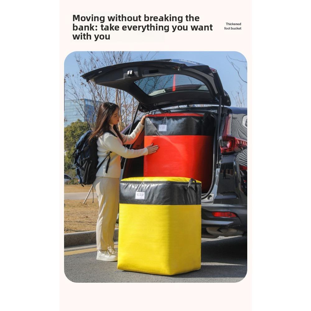 Heavy Duty Moving Bags Thickened Waterproof Storage Packing Bags Woven Tote for Clothes Bedding Luggage Organizer Reusable Moving Supplies