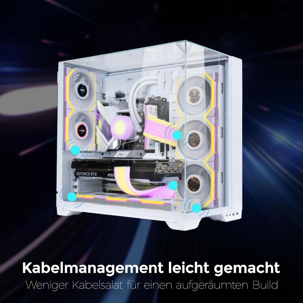 LIANLI 120mm ARGB Case Fan UNI FAN TL Wireless 120 WT Triple Pack Wireless No Cable Management Required FDB LCP Fan Blade Official Japanese